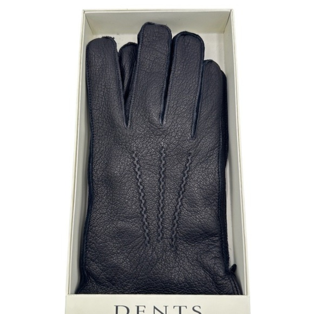 Dents Luxury Leather Gloves Mens Size Med Dark Brown Winter Driving Gloves NIB - Picture 3 of 8